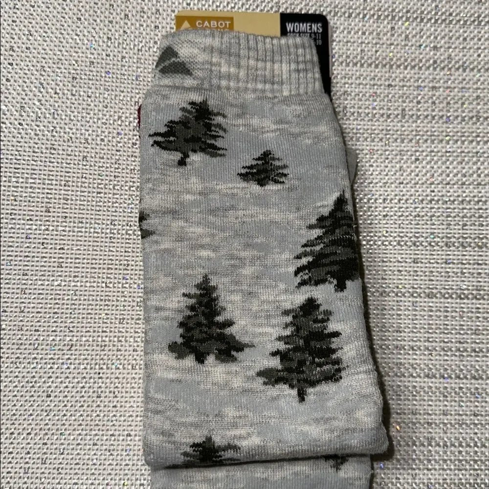 CABOT & SONS SKI & RIDE Merino Wool Heavy Knit Blend Knee High Socks